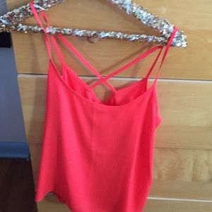 Abercrombie coral tank top